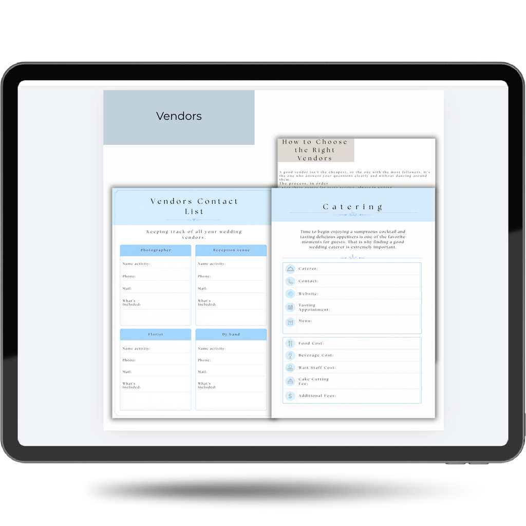 The complete wedding template