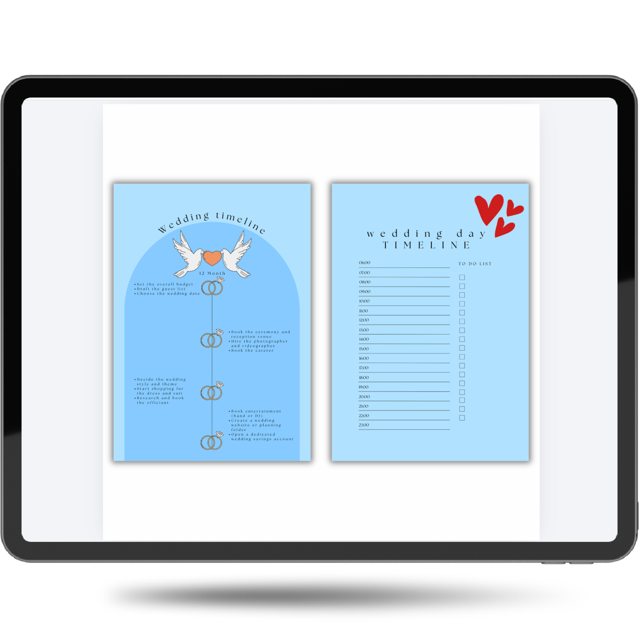 The complete wedding template