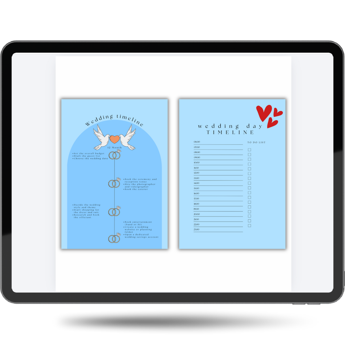 The complete wedding template