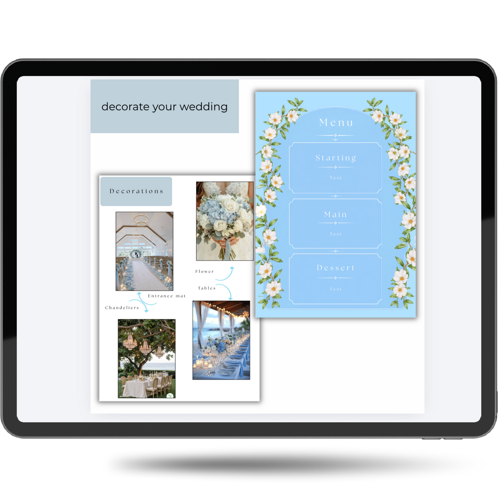 The complete wedding template